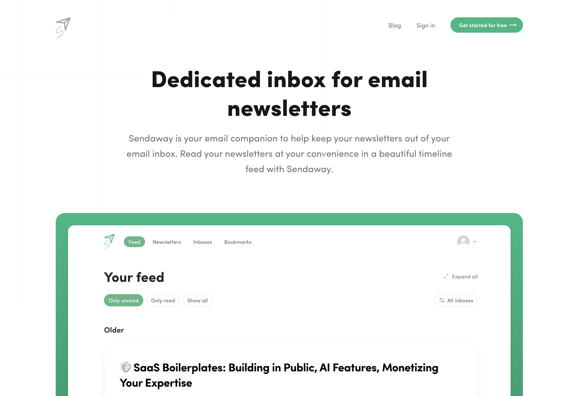 Sendaway: Give your email newsletters a new home